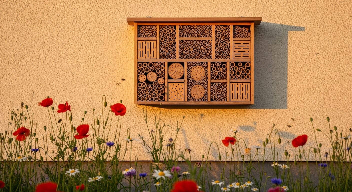 Wildbienen-Paradies in München: Ein Zufall mit System für Bauherren