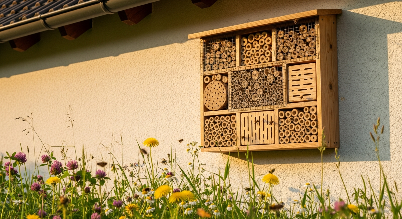 Wildbienen im urbanen Raum: Einfache Nistlösungen für Ihr Bauprojekt