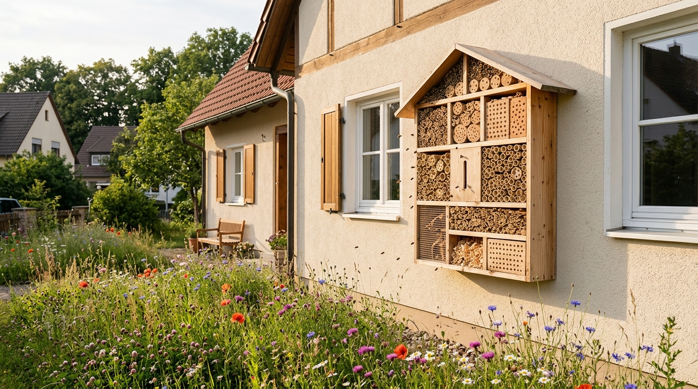 Wildbienen-Nistplätze in Städten schaffen: Einfache Lösungen für Ihr Bauprojekt