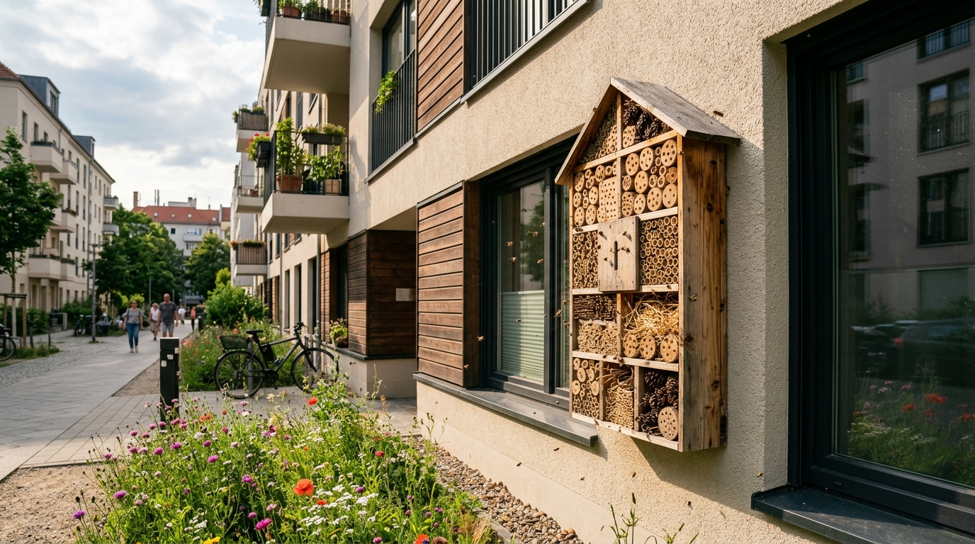 Wildbienen-Nistplätze in Städten schaffen | Artenschutz-Atlas