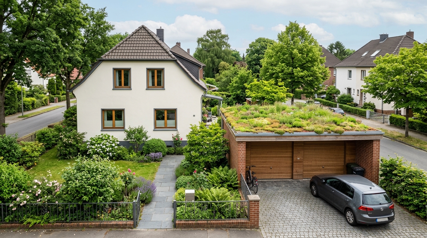 Dachbegrünung von Garagen: KfW-Förderung für nachhaltiges Bauen