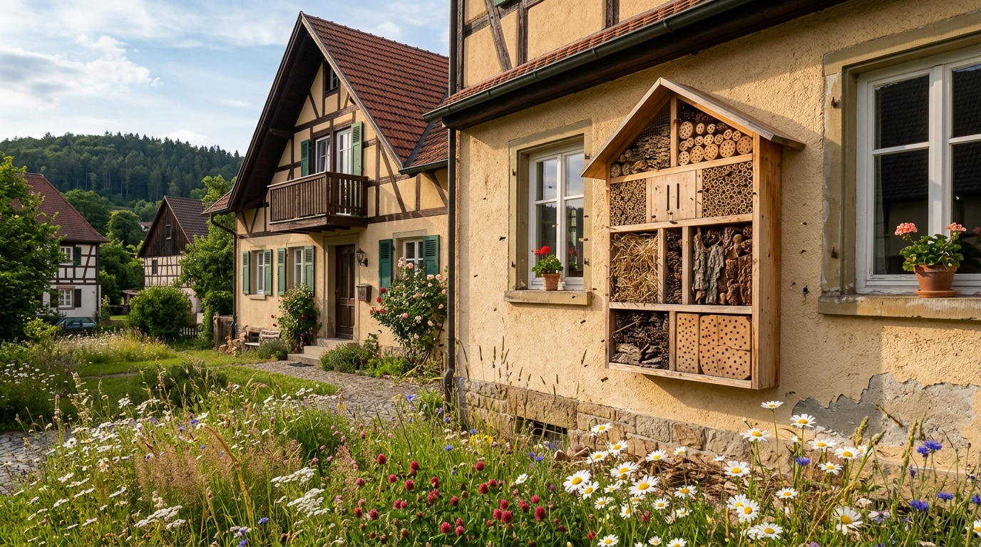 Wildbienen in der Stadt: Nisthilfen für mehr Artenvielfalt schaffen