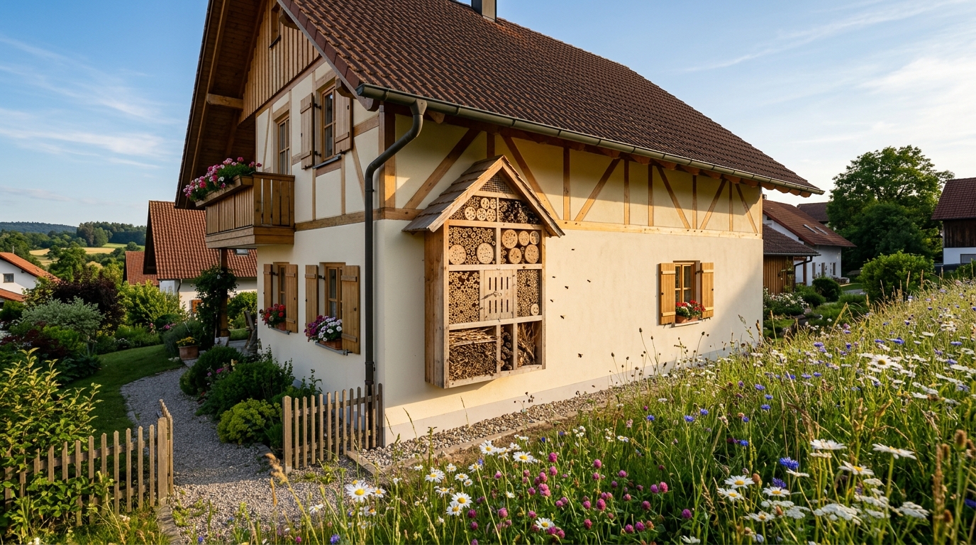 Wildbienen-Nisthilfen in der Stadt: Artenschutz für Bauherren