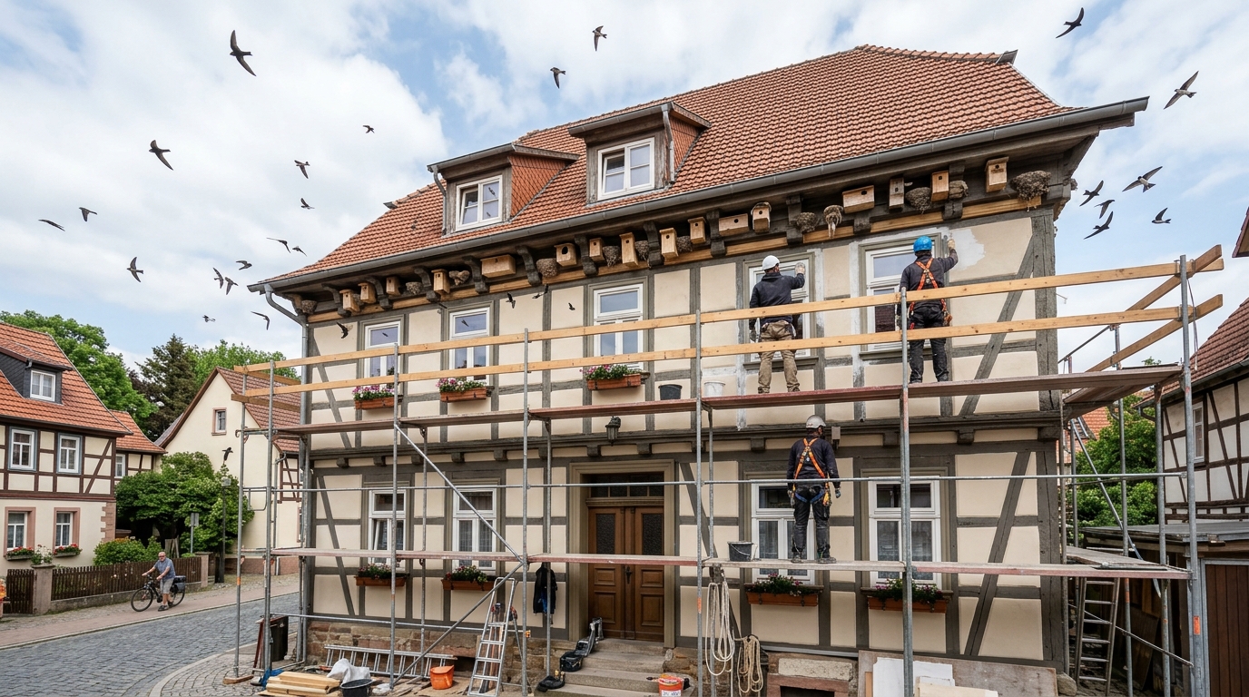 Schleiereule in Düsseldorf: Artenschutz bei der Umnutzung des Hüttenhofs